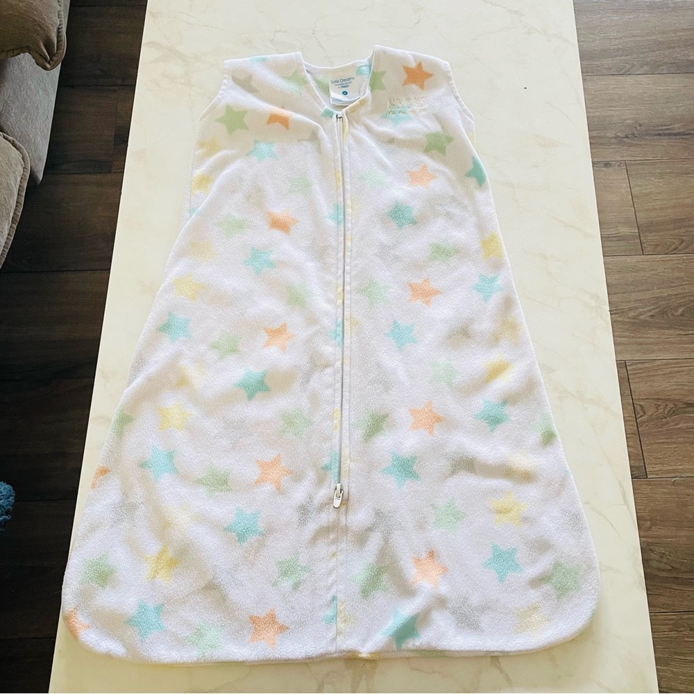 GUC Halo Fleece Sleep Sack Size Medium with Pastel Stars